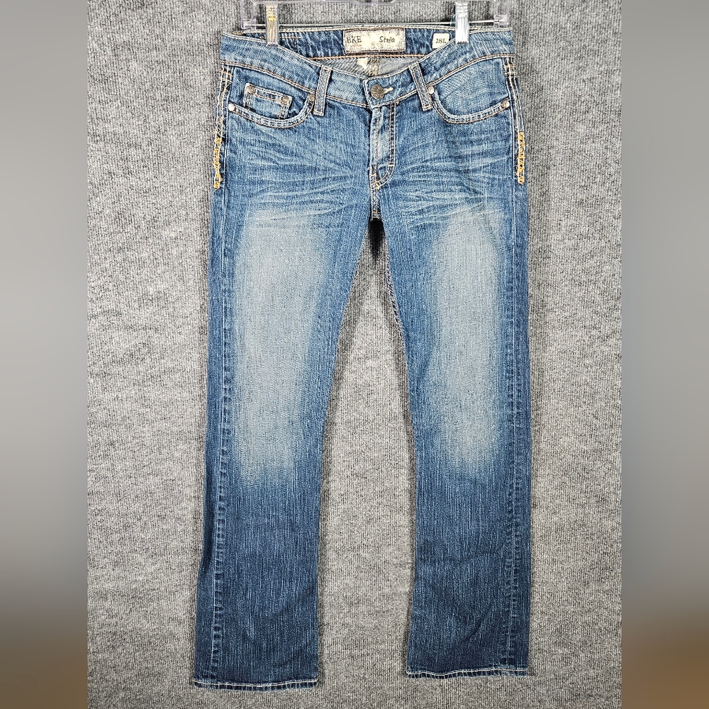 BKE Stella Boot Cut Low-rise Jeans. Size 28L Y2K